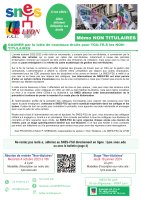 Mémo de rentrée « Non Titulaires » : Aout 2023