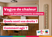 Canicule dans les établissements scolaires : un système à bout de souffle