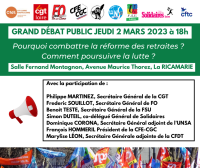 Grand débat public dans la loire le jeudi 2 mars : mobilisation contre la (…)