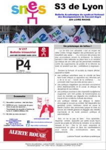 Télécharger le bulletin 217 : mars 2019