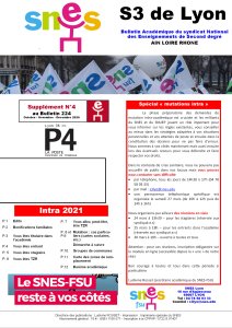Télécharger la circulaire SNES : Mouvement intra : Mars 2021 Acces réservé (…)