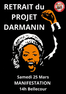 POUR LE RETRAIT DU PROJET DE LOI MACRON-DARMANIN MANIFESTATION SAMEDI 25 (…)
