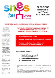 Télécharger la circulaire pour les S1 « Spécial élections internes » : mai 2021