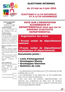 Télécharger la circulaire pour les S1 « Spécial élections internes » : mai (…)