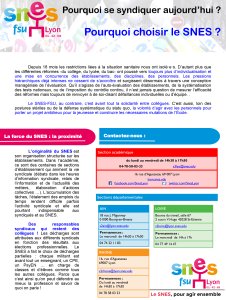 Télécharger la circulaire « pourquoi se syndiquer » : septembre 2021