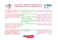 Calendrier régularisation des indemnités Psy EN