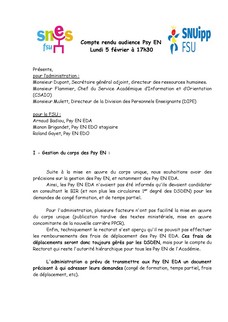 Compte rendu audience Psy EN du 5 février 2018