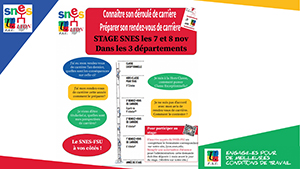 Présentation support des « stage carrière » du 7 novembre