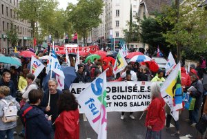 Mobilisé.es le 29 septembre à Lyon pour nos salaires et nos pensions !
