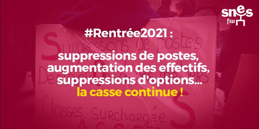 Rentree 2021 : toutes et tous mobilisé-e-s