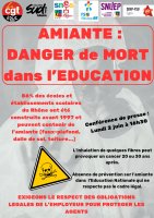 Conférence de presse AMIANTE : Lundi 2 juin à 16h30 - Bourse du Travail